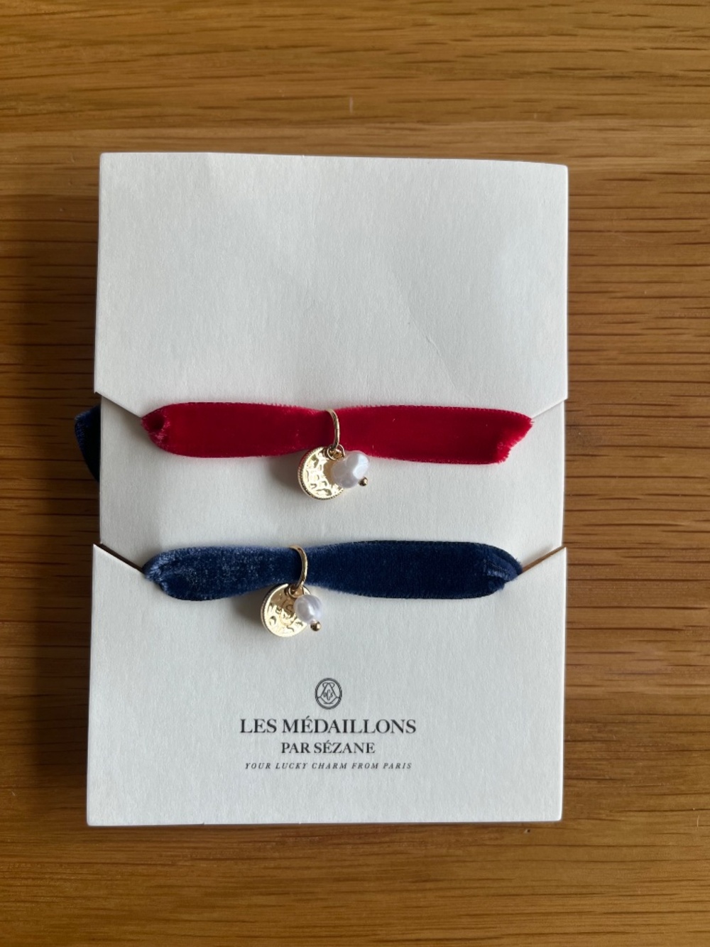 SEZANE Limited Edition Charm Bracelet with Ribbon (NWT)